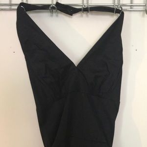 Sway by Daang Goodman black halter wiggle dress